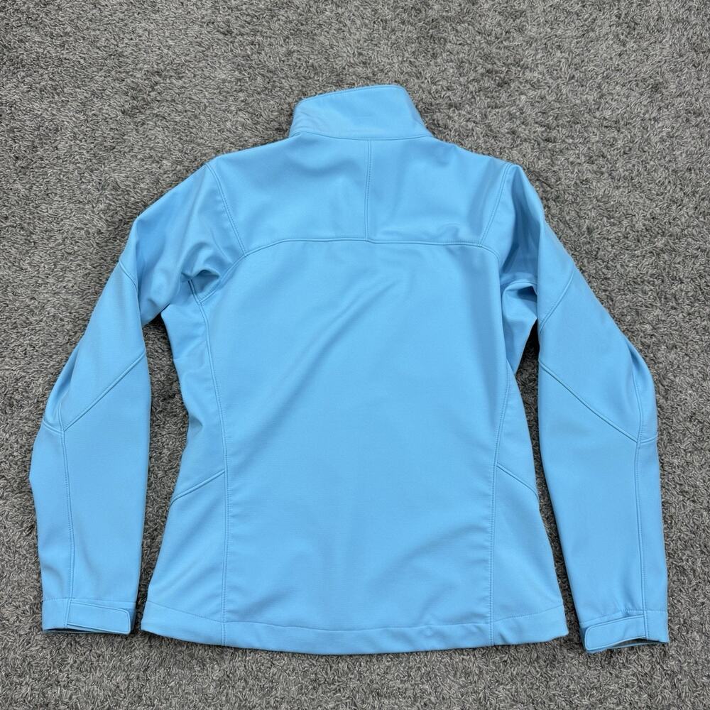 Women's Patagonia Adze Hybrid Jacket Polartec Soft Shell Full Zip Blue Cyan M - Picture 6 of 7